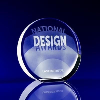 Branded Promotional TAPERED ROUND DISC AWARD Award From Concept Incentives.