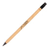Branded Promotional ETERNITY BAMBOO PENCIL WITH BLACK ERASER Pencil from Concept Incentives