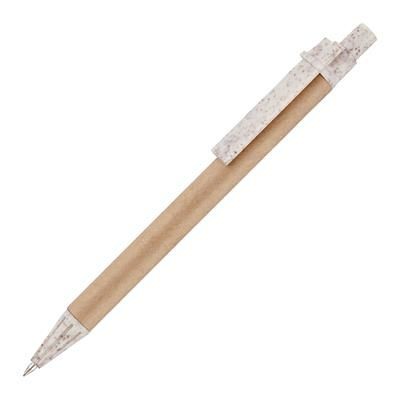 Branded Promotional JURA CARD PENCIL with Wheat Trim Pen From Concept Incentives.