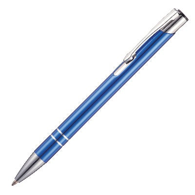 Branded Promotional BECK BALL PEN in Blue Pen From Concept Incentives.