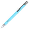 Branded Promotional BECK BALL PEN in Light Blue Pen From Concept Incentives.