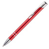 Branded Promotional BECK BALL PEN in Red Pen From Concept Incentives.