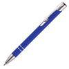 Branded Promotional BECK BALL PEN in Royal Blue Pen From Concept Incentives.