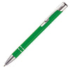 Branded Promotional BECK BALL PEN in Green Pen From Concept Incentives.