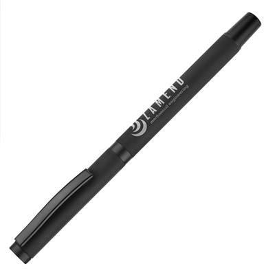 Branded Promotional TRAVIS NOIR ROLLERBALL PEN Pen From Concept Incentives.