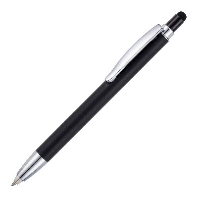 Branded Promotional BRANDON LIGHT PEN in Black Pen From Concept Incentives.