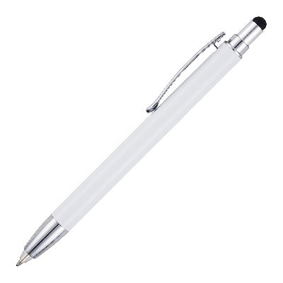 Branded Promotional BRANDON LIGHT PEN in White Pen From Concept Incentives.