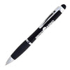 Branded Promotional SHANGHAI GLOW BALL PEN in Black from Concept Incentives