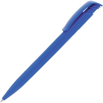 Branded Promotional KODA PLASTIC COLOUR BALL PEN in Blue Pen from Concept Incentives