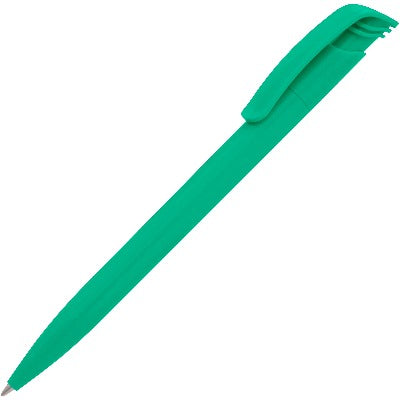Branded Promotional KODA PLASTIC COLOUR BALL PEN in Mint Green Pen from Concept Incentives