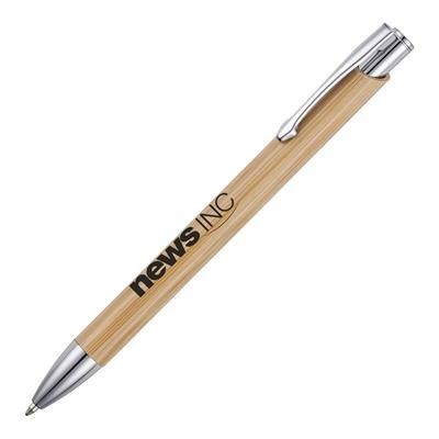 Branded Promotional BECK BAMBOO Pen From Concept Incentives.