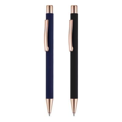 Branded Promotional TRAVIS ROSE GOLD BALL PEN Pen From Concept Incentives.