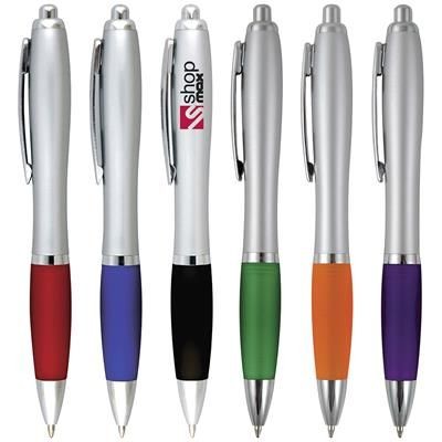 Branded Promotional SHANGHAI SILVER BALL PEN Pen From Concept Incentives.