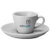 Branded Promotional TORINO PORCELAIN CUP & SAUCER Medium Cup & Saucer Set From Concept Incentives.
