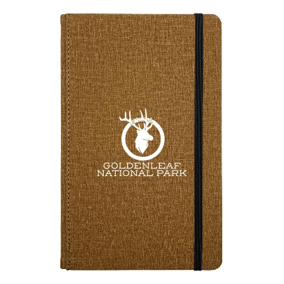 Branded Promotional TUSCANY NOTE BOOK in Brown Notebook from Concept Incentives