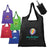 Branded Promotional SANTORINI FOLDING SHOPPER TOTE BAG Bag From Concept Incentives.