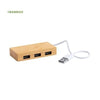 Branded Promotional ILLIE BAMBOO USB HUB Technology From Concept Incentives.