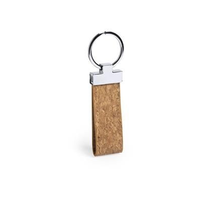 Branded Promotional FREYA CORK KEYRING Keyring From Concept Incentives.