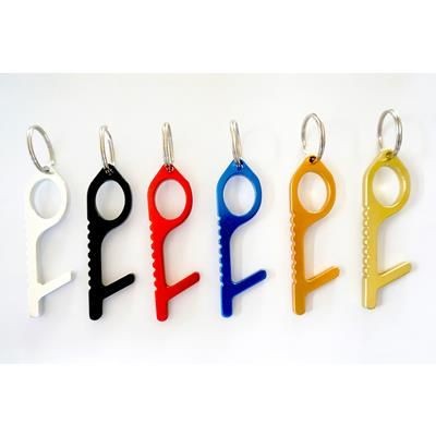 Branded Promotional HYGIENE TOOL Keyring From Concept Incentives.