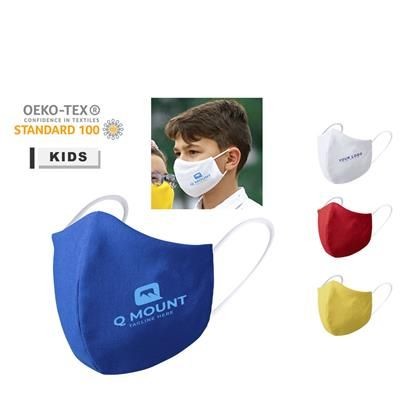 Branded Promotional REUSABLE CHILDS FABRIC FACE MASK Face Mask From Concept Incentives.