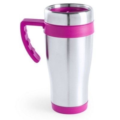 Branded Promotional MARAT TRAVEL MUG Drinkware From Concept Incentives.