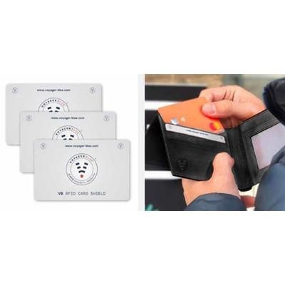 Branded Promotional RFID CONTACTLESS CARD SHIELD Scanning Protection Shield From Concept Incentives.