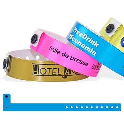 Branded Promotional CUSTOM VINYL WRISTBAND 19mm Wrist Band From Concept Incentives.