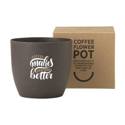 Branded Promotional COFFEE FLOWERPOT from Concept Incentives