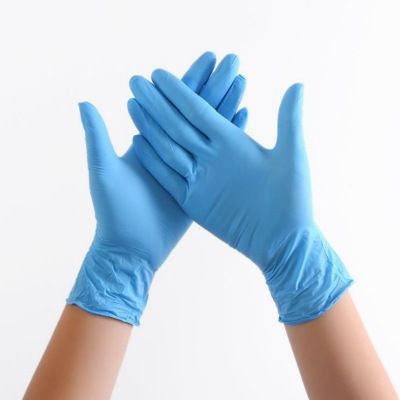 Branded Promotional NON POWDERED NITRILE GLOVES Gloves From Concept Incentives.