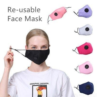 Branded Promotional REUSABLE FACE MASK with Filter Face Mask From Concept Incentives.