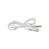 Branded Promotional REACTIVE CHARGER CABLE in White Cable From Concept Incentives.