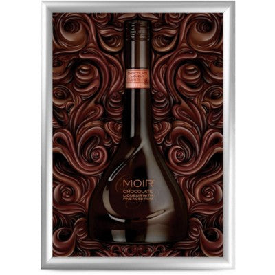 Branded Promotional A1 SNAP FRAME in Silver Picture Frame From Concept Incentives.