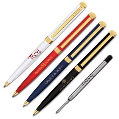 Branded Promotional INOVO DESIGN ELISE METAL BALL PEN Pen From Concept Incentives.