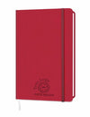 Branded Promotional FINEGRAIN A5 LINED NOTE BOOK in Red Notebook from Concept Incentives