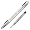 Branded Promotional INOVO DESIGN MONZA TOUCH WHITE STYLUS BALL PEN Pen From Concept Incentives.