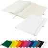 Branded Promotional DUNN A4 PU SOFT FEEL LINED NOTE BOOK in White Notebook from Concept Incentives