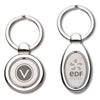 Branded Promotional SPINNING METAL KEYRING Keyring From Concept Incentives.