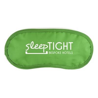 Branded Promotional EYE MASK in Green Eye Mask From Concept Incentives.