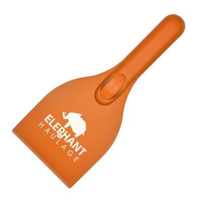 Branded Promotional BECKETT ICE SCRAPER in Amber Ice Scraper From Concept Incentives.