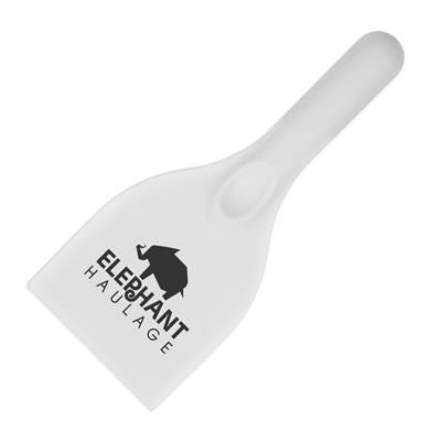 Branded Promotional BECKETT ICE SCRAPER in White Ice Scraper From Concept Incentives.