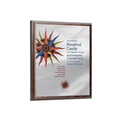 Branded Promotional RECTANGULAR AWARD PLAQUE Award From Concept Incentives.