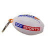 Branded Promotional RUGBY BALL KEYRING Keyring From Concept Incentives.