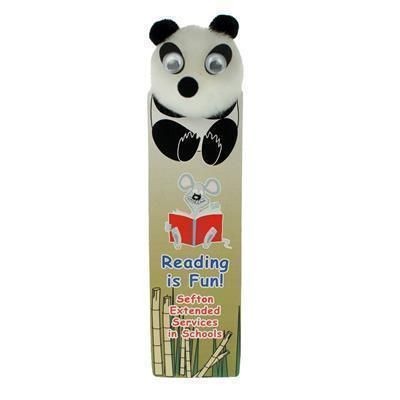 Branded Promotional BOOKMARK PANDA AD-BUG Advertising Bug From Concept Incentives.