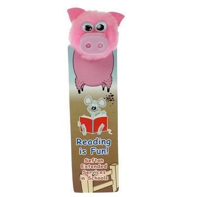 Branded Promotional BOOKMARK PIG AD-BUG Advertising Bug From Concept Incentives.