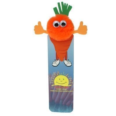 Branded Promotional HEALTHY EATING CARROT BOOKMARK AD-BUG Advertising Bug From Concept Incentives.