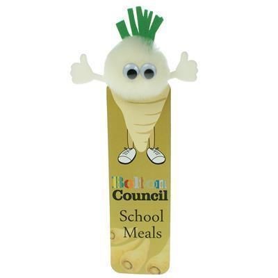 Branded Promotional HEALTHY EATING PARSNIP BOOKMARK AD-BUG Advertising Bug From Concept Incentives.
