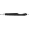 Branded Promotional ALBANY DELUXE BALL PEN in Solid Black with Silver Trim Pen From Concept Incentives.