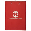 Branded Promotional A4 CLIPBOARD in Red Clipboard From Concept Incentives.