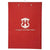 Branded Promotional A4 CLIPBOARD in Red Clipboard From Concept Incentives.