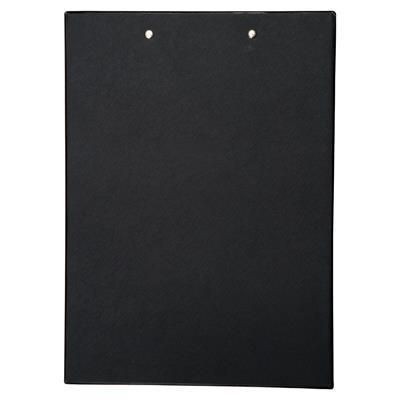 Branded Promotional A4 CLIPBOARD in Black Clipboard From Concept Incentives.